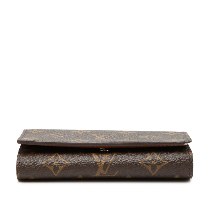 Louis Vuitton Monogram Porte Monnaie Billets Tresor Portefeuille