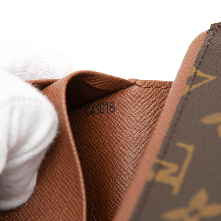Louis Vuitton Monogram Porte Monnaie Billets Tresor Portefeuille