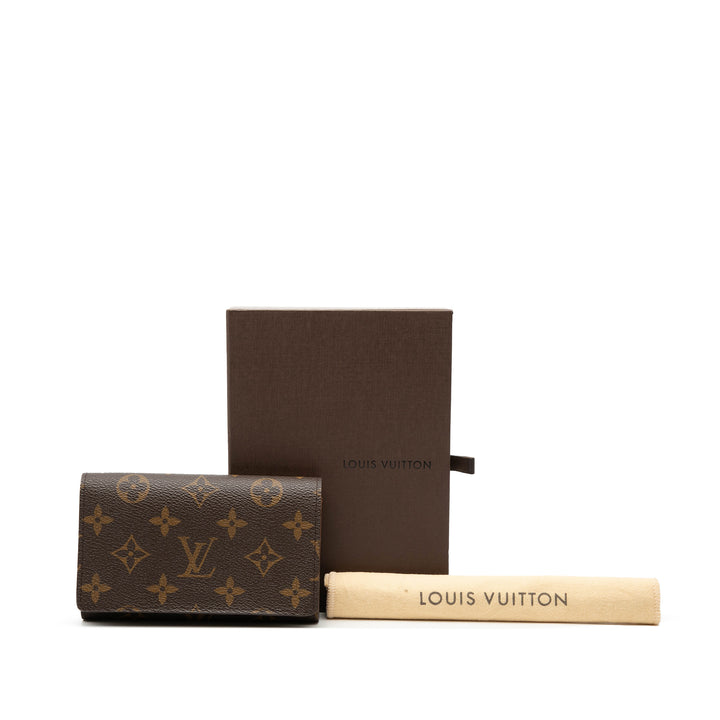 Louis Vuitton Monogram Porte Monnaie Billets Tresor Portefeuille