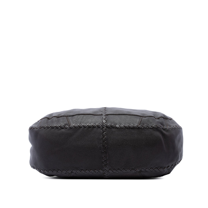 Bottega Veneta Intrecciato à finitions Cervo Deerskin Cabas Marron – vue 3 – GABY PARIS