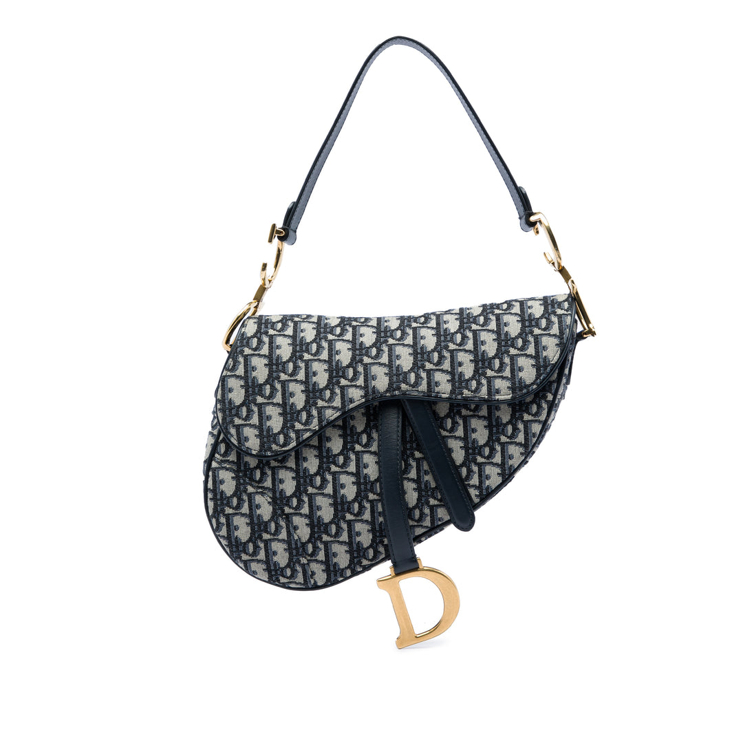 Saddle Sac Oblique Bleu