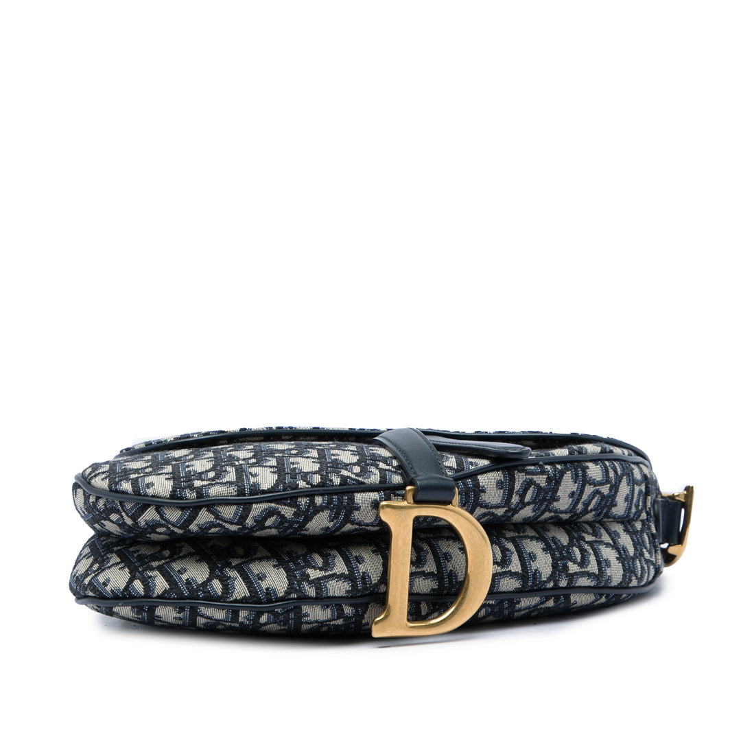 Saddle Sac Oblique Bleu