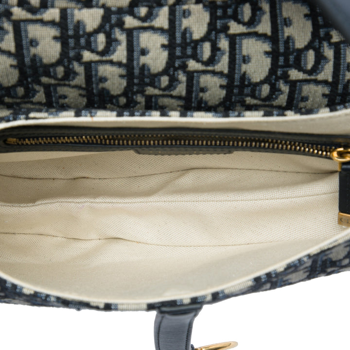 Saddle Sac Oblique Bleu