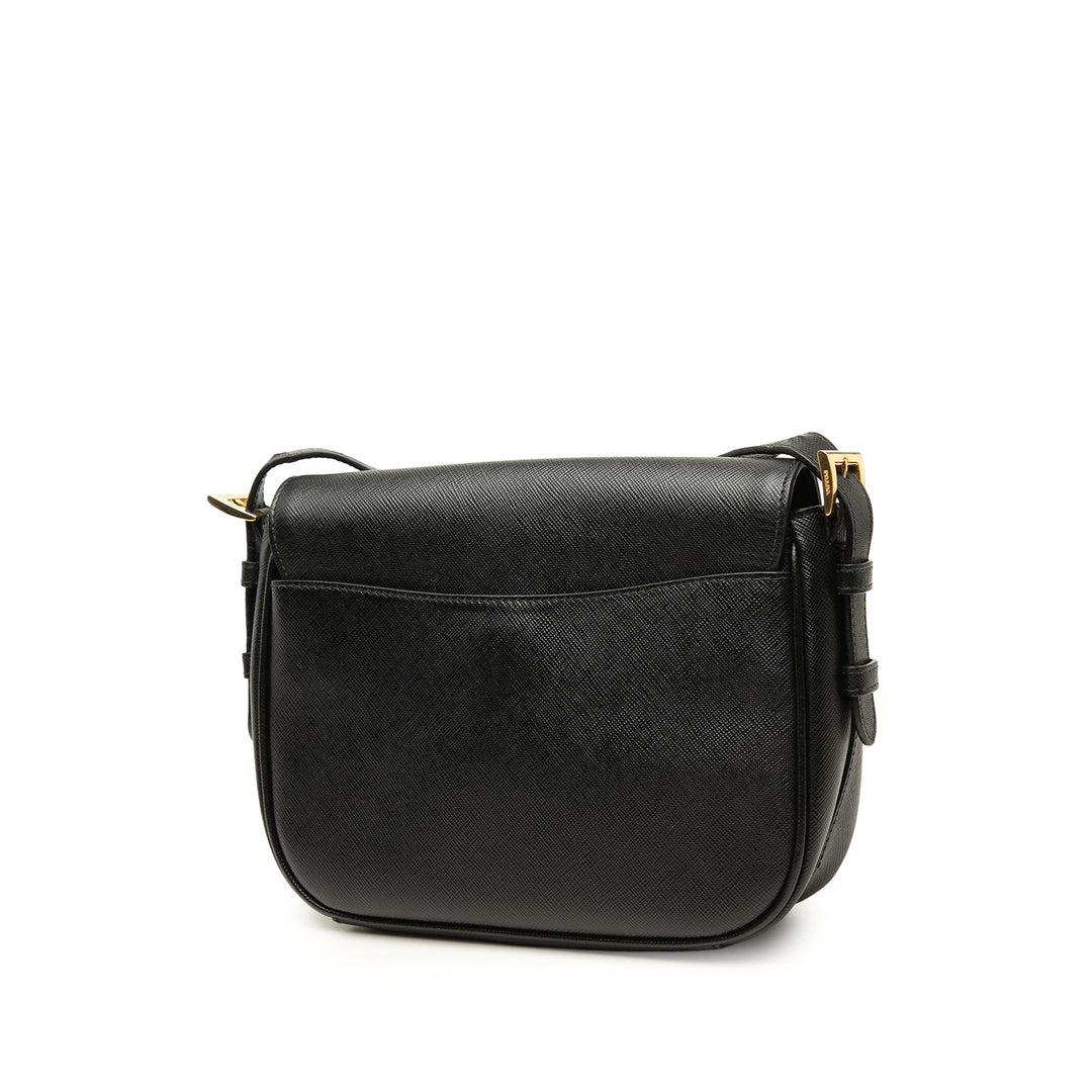 Prada à rabat Sac Saffiano Noir