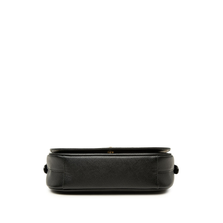 Prada à rabat Sac Saffiano Noir