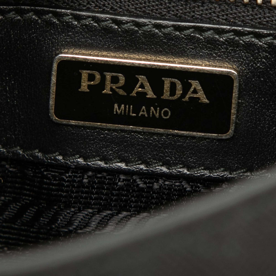 Prada à rabat Sac Saffiano Noir