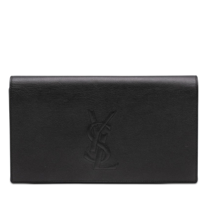 Saint Laurent Large Cuir de veau Monogram Belle De Jour Pochette