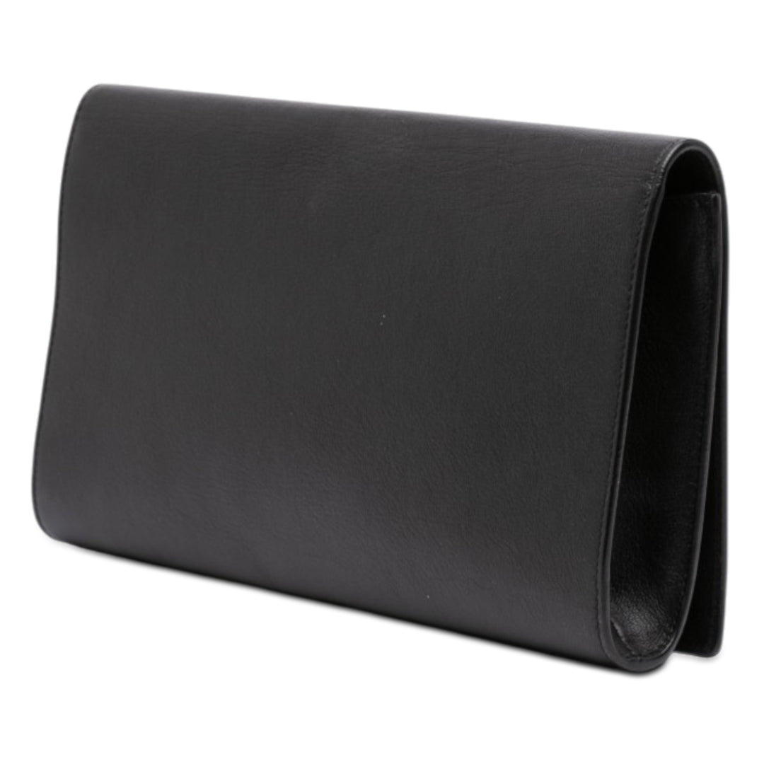 Saint Laurent Large Cuir de veau Monogram Belle De Jour Pochette