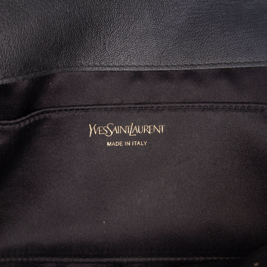 Saint Laurent Large Cuir de veau Monogram Belle De Jour Pochette