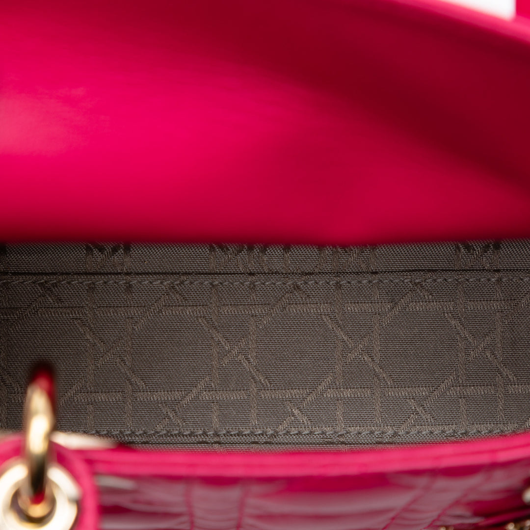 Dior Mini Cuir d’agneau Cannage Lady Dior