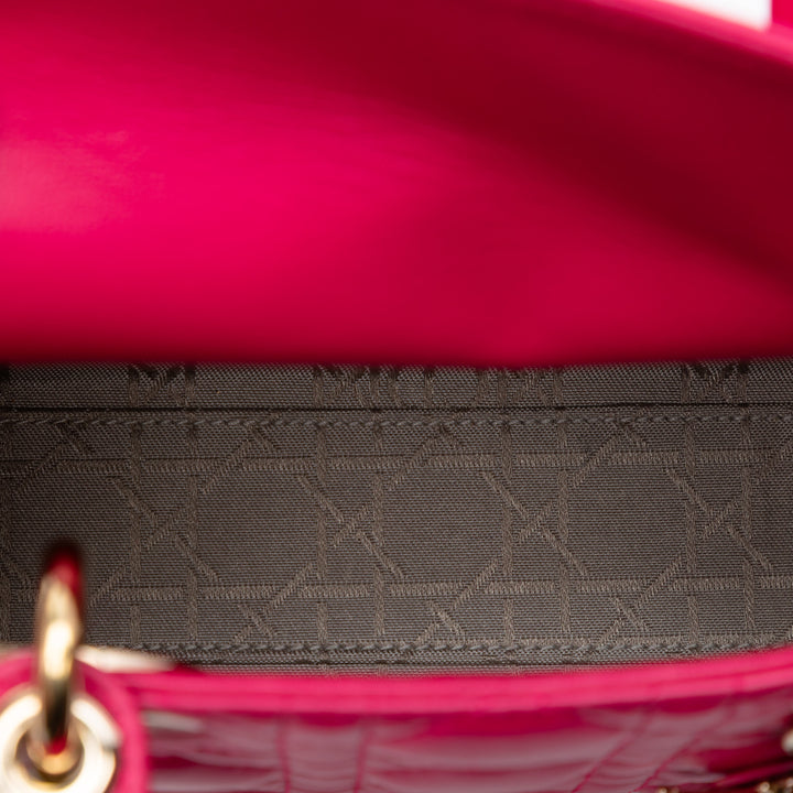 Dior Mini Cuir d’agneau Cannage Lady Dior