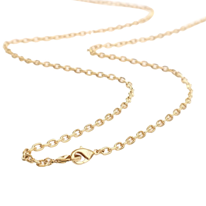 Monogram Embossed Lipstick Chain Case Black - Gaby Paris