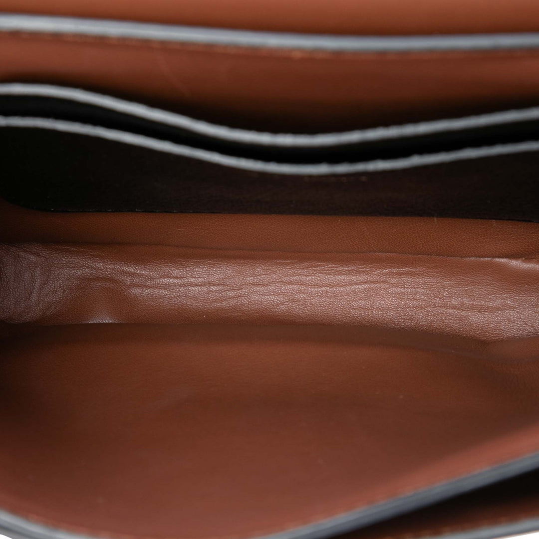 Burberry Bague à finitions House Check D Petit Cuir de chèvre Noir – vue 4 – GABY PARIS