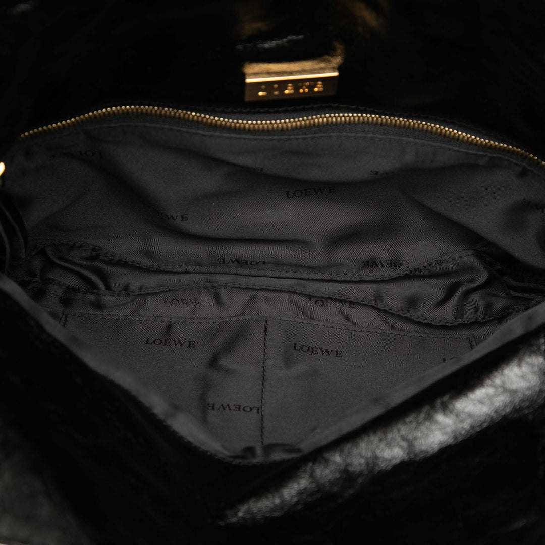 LOEWE froissé Cuir de veau Folded Pochette