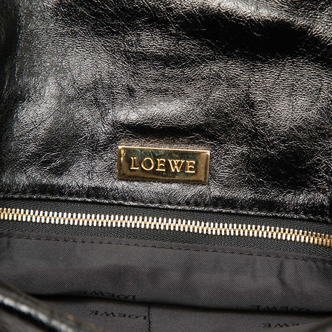 LOEWE froissé Cuir de veau Folded Pochette