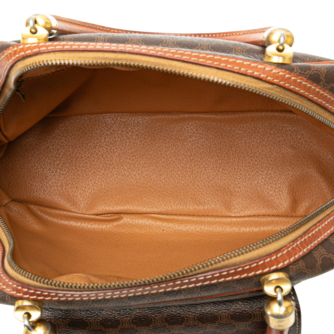 Celine Macadam Coated Toile Sac à main