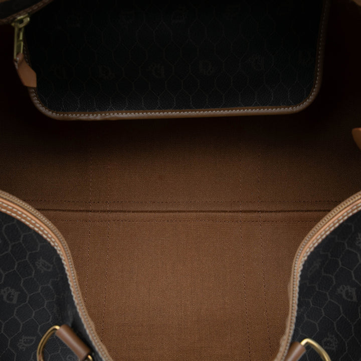 Honeycomb Sac de voyage Toile enduite Noir