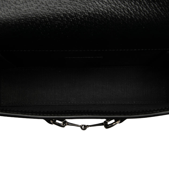 Gucci Sac bandoulière GG Horsebit 1955 Mini Noir – vue 4 – GABY PARIS