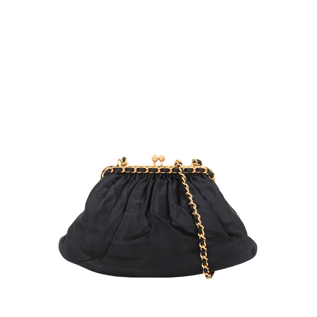 Chanel Satin Frame Sac porté croisé Sac