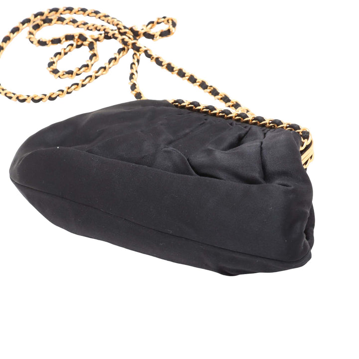 Chanel Satin Frame Sac porté croisé Sac