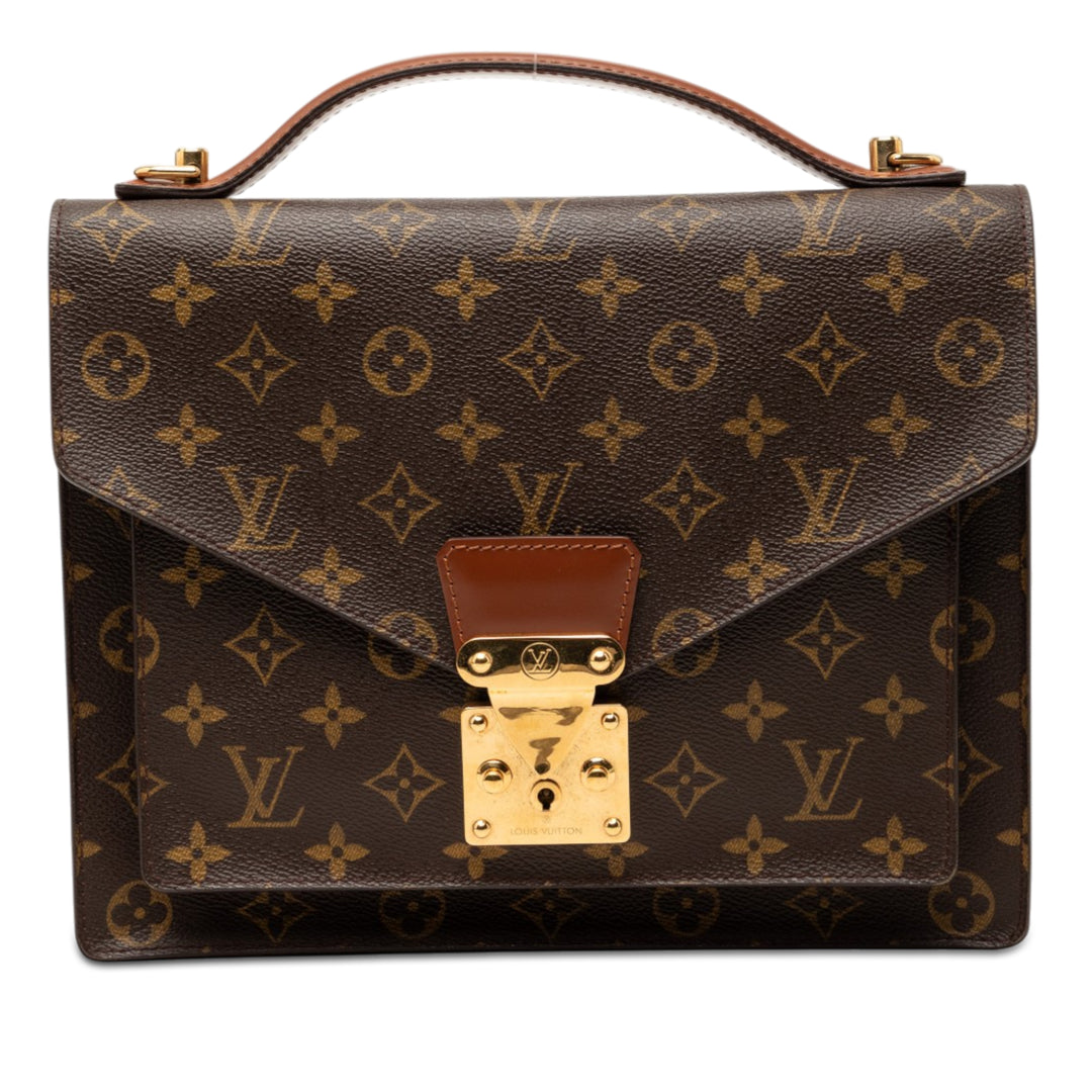 Louis Vuitton Monceau 28 Monogram Marron – vue principale – GABY PARIS