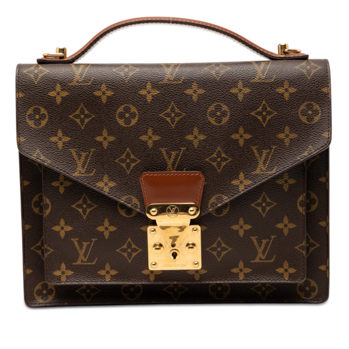 Louis Vuitton Monceau 28 Monogram Marron – vue principale – GABY PARIS