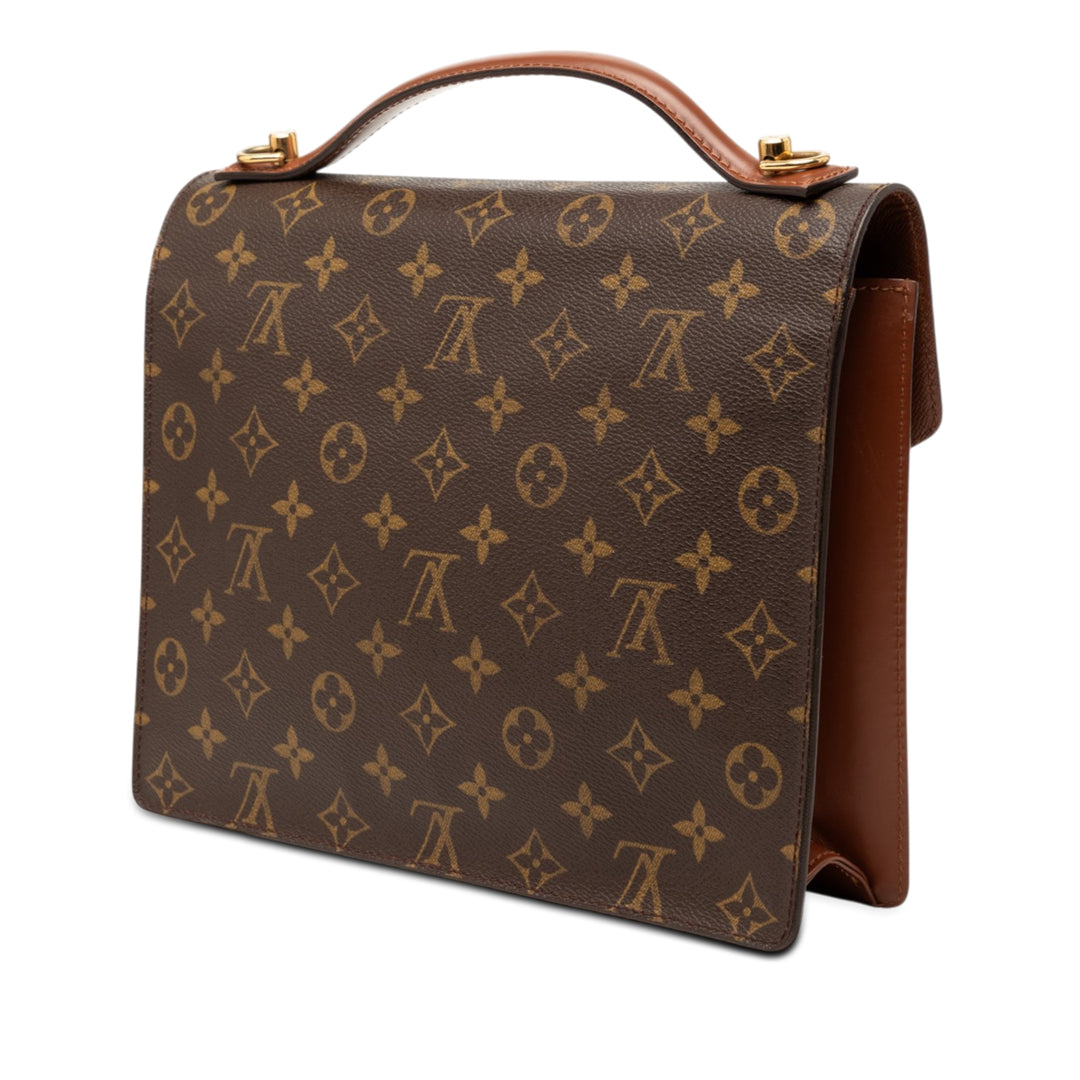 Louis Vuitton Monceau 28 Monogram Marron – vue 2 – GABY PARIS