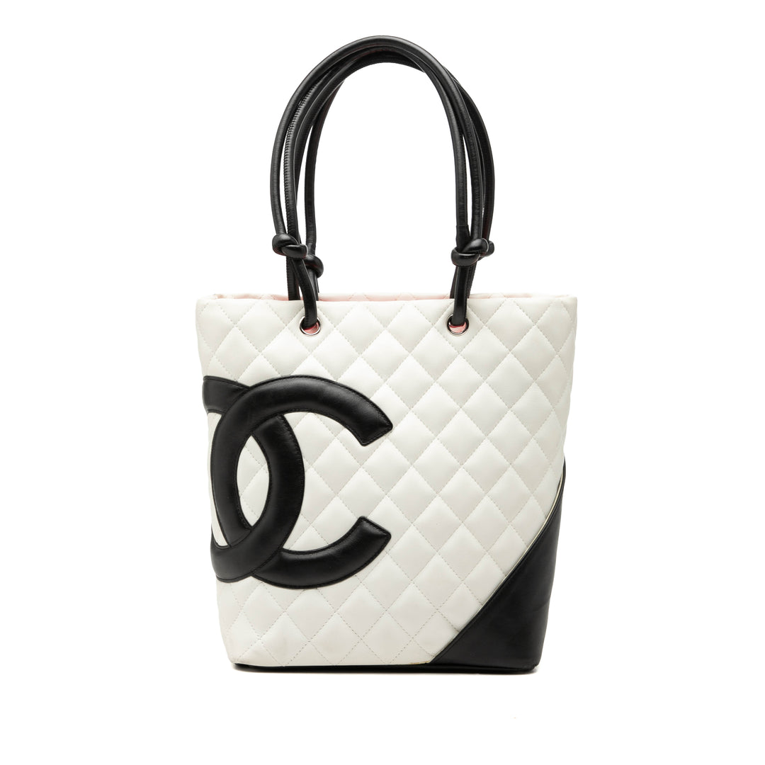 Chanel Medium Matelassé Cuir de veau Cambon Ligne Cabas