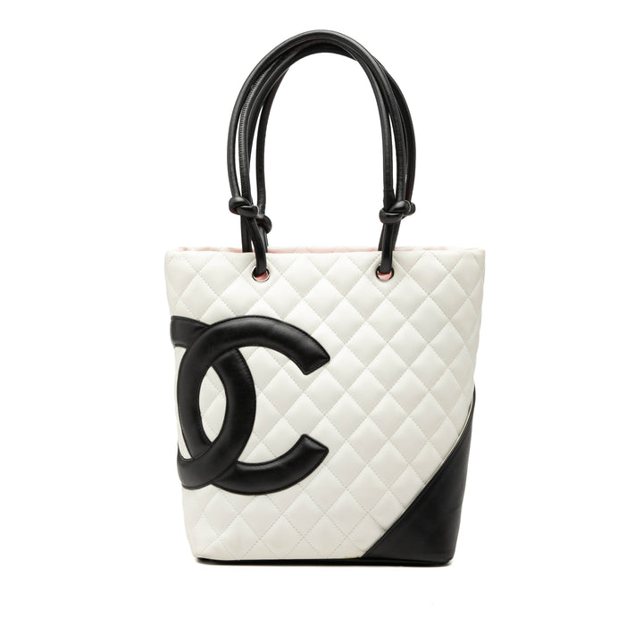 Chanel Medium Matelassé Cuir de veau Cambon Ligne Cabas