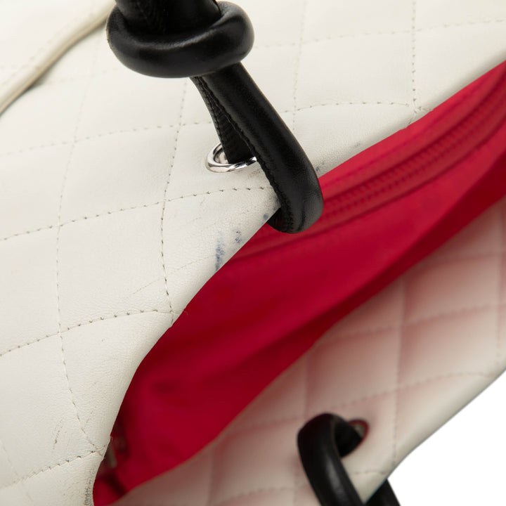 Chanel Medium Matelassé Cuir de veau Cambon Ligne Cabas