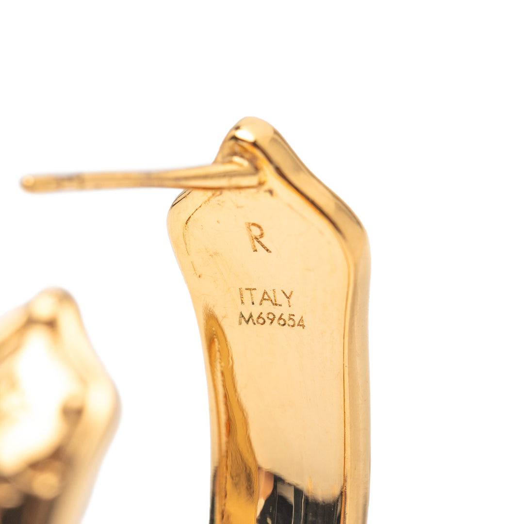 Louis Vuitton Doré Plated Nanogram Sweet Dreams Hoop Boucle d’oreilles Doré – GABY PARIS Authentique