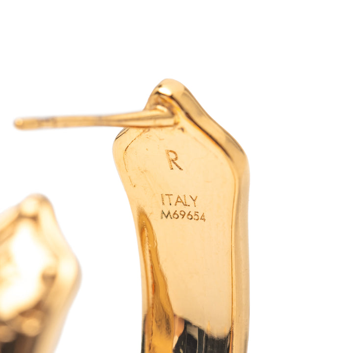 Louis Vuitton Doré Plated Nanogram Sweet Dreams Hoop Boucle d’oreilles Doré – GABY PARIS Authentique