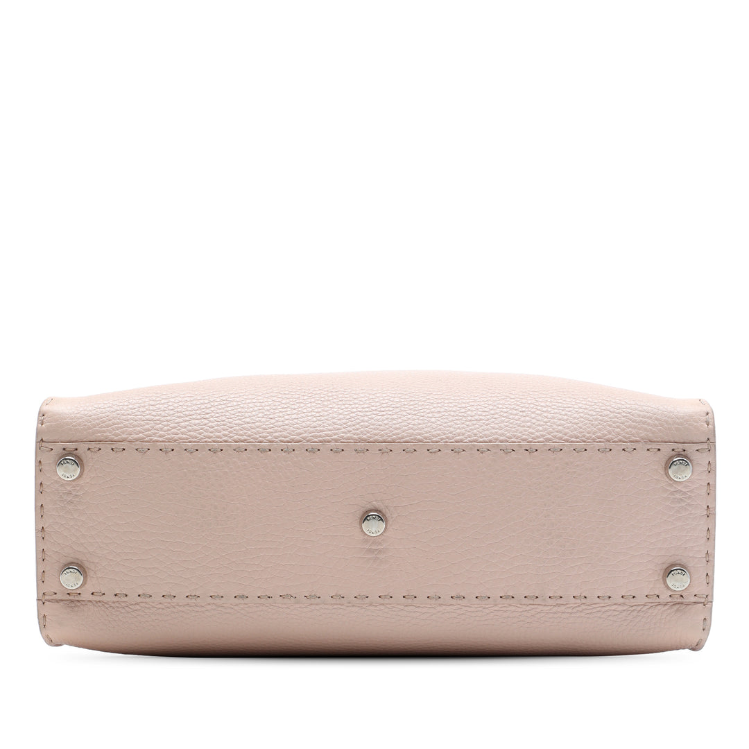 Fendi Selleria Peekaboo Iconic Sac Moyen Rose – vue 3 – GABY PARIS