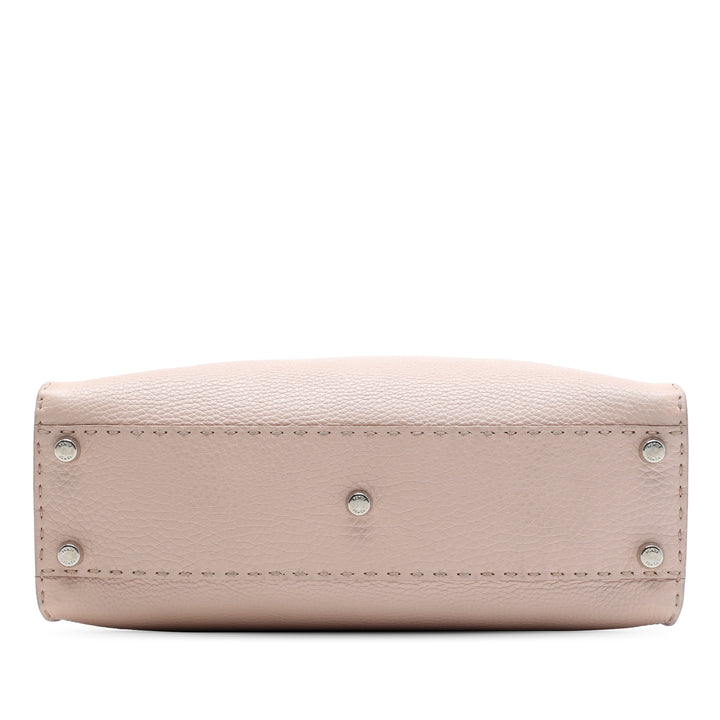 Fendi Selleria Peekaboo Iconic Sac Moyen Rose – vue 3 – GABY PARIS