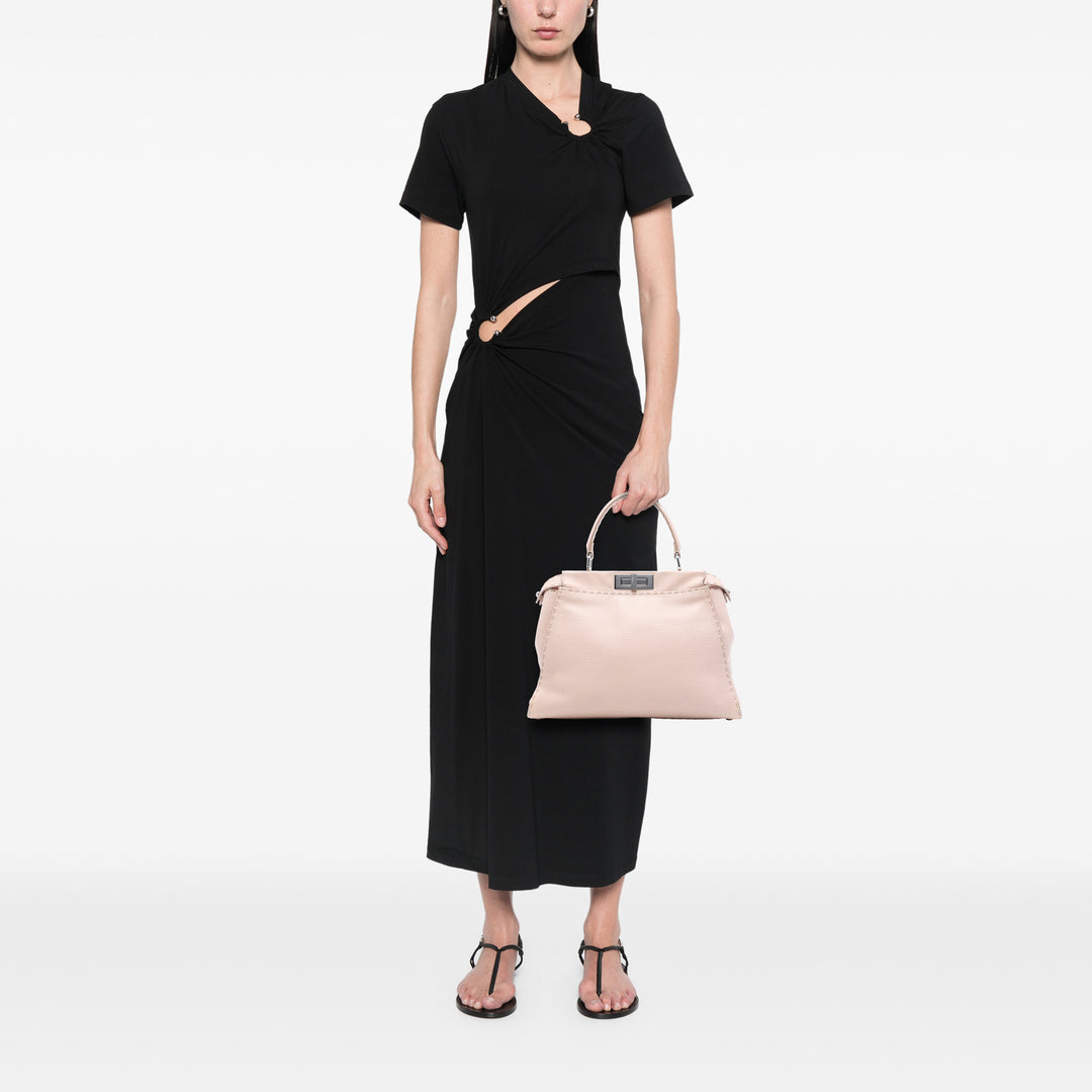 Fendi Selleria Peekaboo Iconic Sac Moyen Rose – vue 6 – GABY PARIS