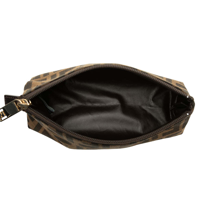 Fendi Pochette Zucca Marron – vue 4 – GABY PARIS