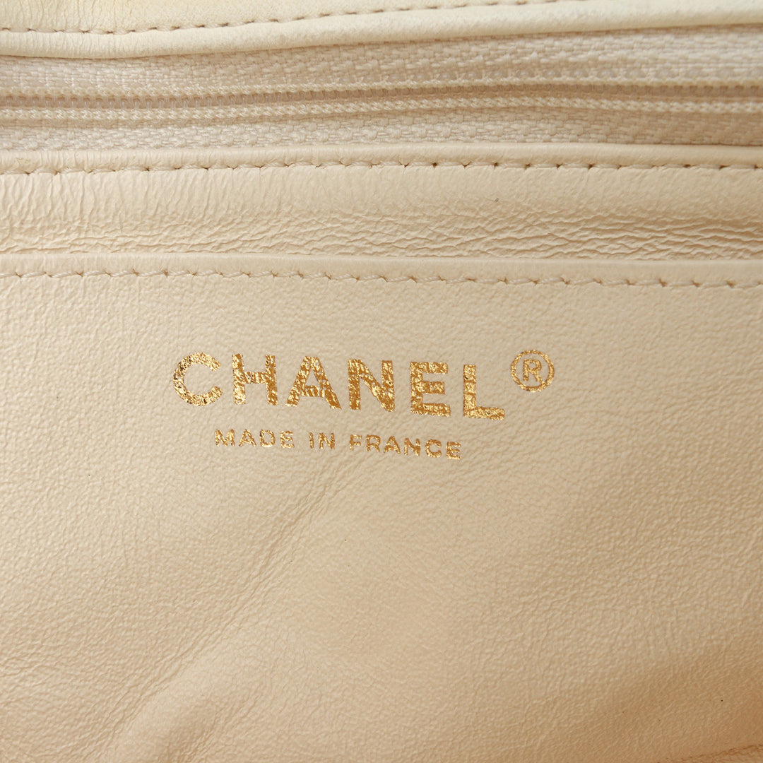 Chanel Mini Rectangular Classic Tweed Simple rabat Marron – GABY PARIS Authentique