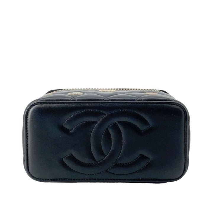 Chanel Cuir d’agneau Coco Casino Vanity Étui