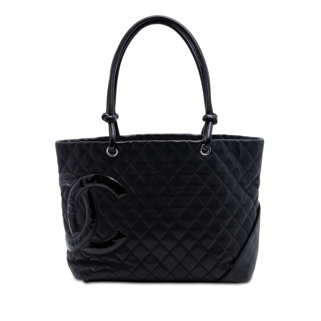 Chanel Large Cuir d’agneau Cambon Ligne Cabas