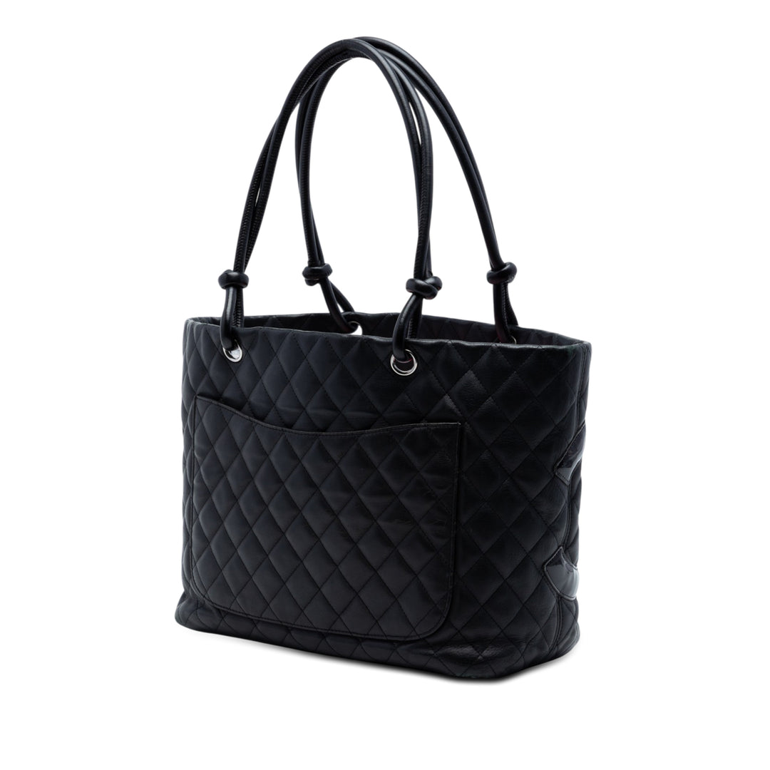Chanel Large Cuir d’agneau Cambon Ligne Cabas