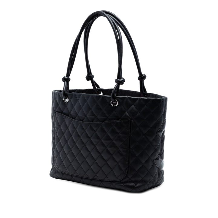 Chanel Large Cuir d’agneau Cambon Ligne Cabas