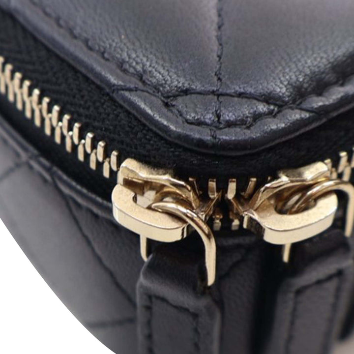 Chanel Mini Cuir d’agneau Trendy CC Cardholder With Chain Noir – GABY PARIS Authentique