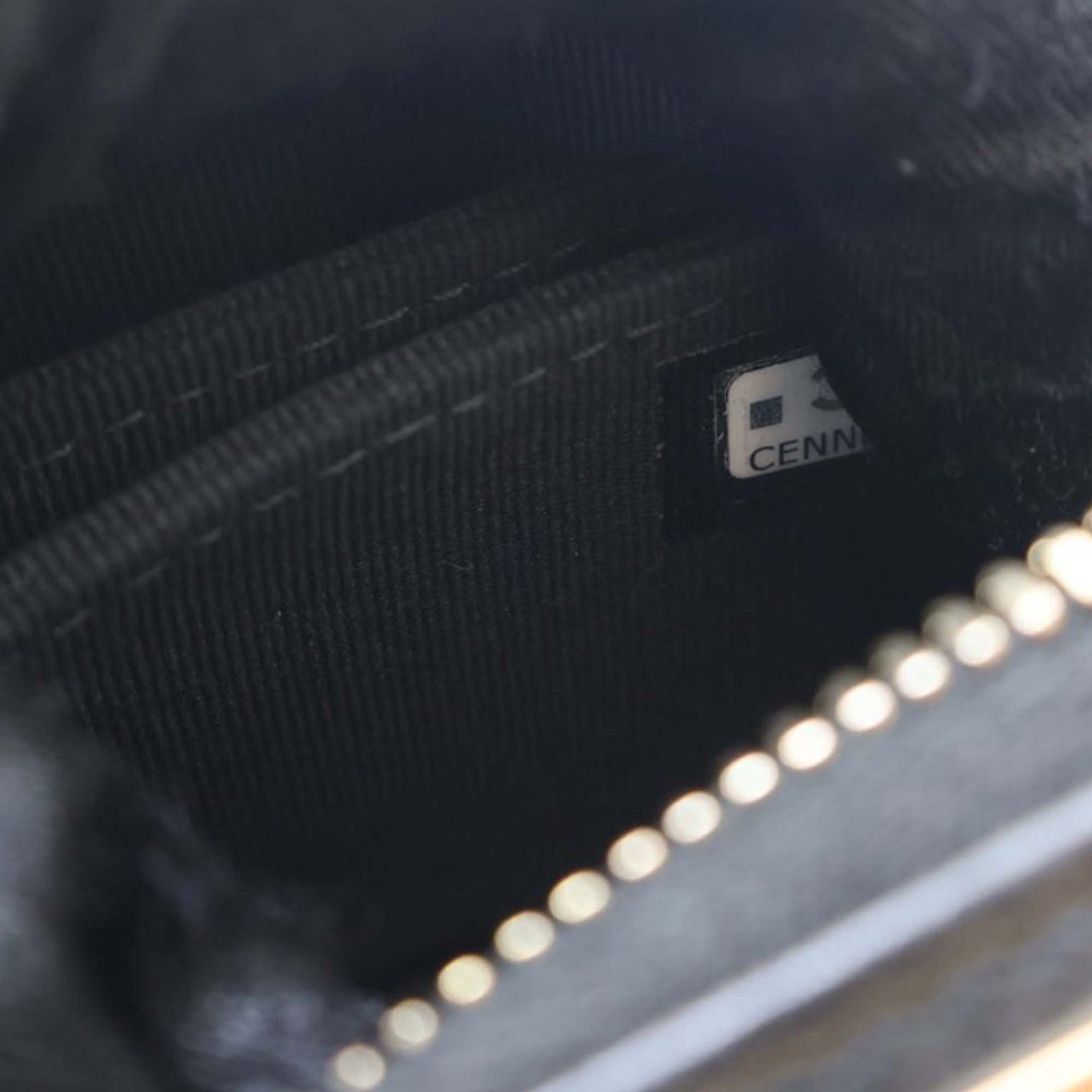 Chanel Mini Cuir d’agneau Trendy CC Cardholder With Chain Noir – GABY PARIS Authentique