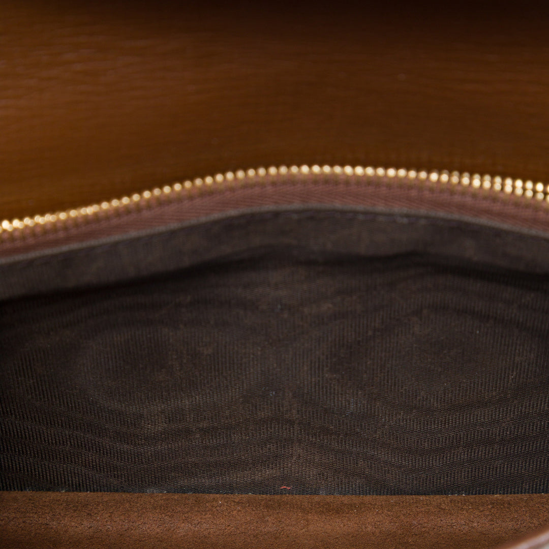 Gucci Sac bandoulière Horsebit 1955 Wallet on Chain GG Supreme Beige – vue 4 – GABY PARIS