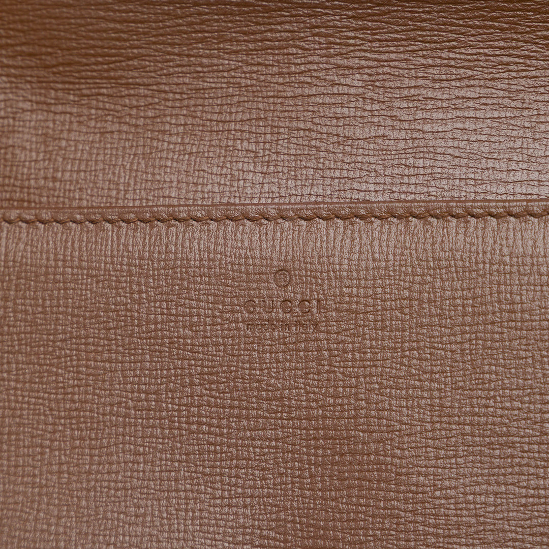 Gucci Sac bandoulière Horsebit 1955 Wallet on Chain GG Supreme Beige – vue 5 – GABY PARIS