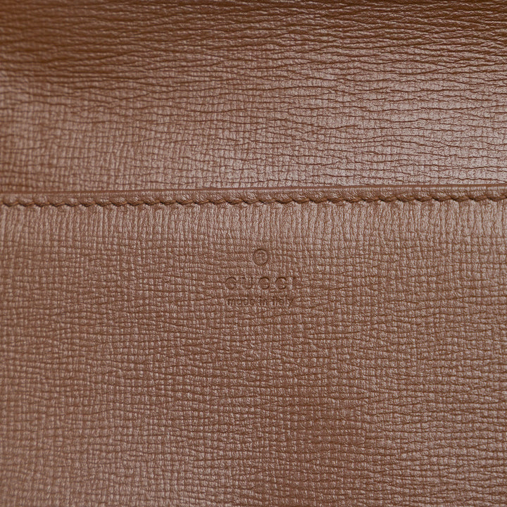 Gucci Sac bandoulière Horsebit 1955 Wallet on Chain GG Supreme Beige – vue 5 – GABY PARIS