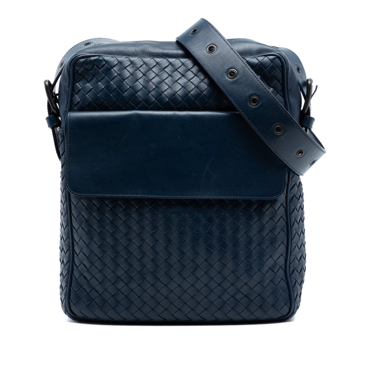 Bottega Veneta Nappa Intrecciato Front Pocket Sac porté croisé