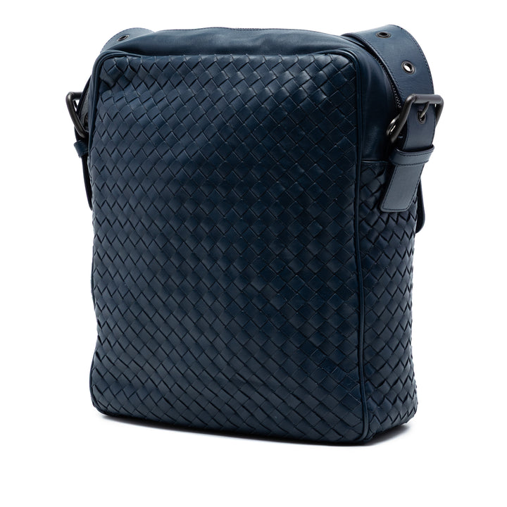 Bottega Veneta Nappa Intrecciato Front Pocket Sac porté croisé