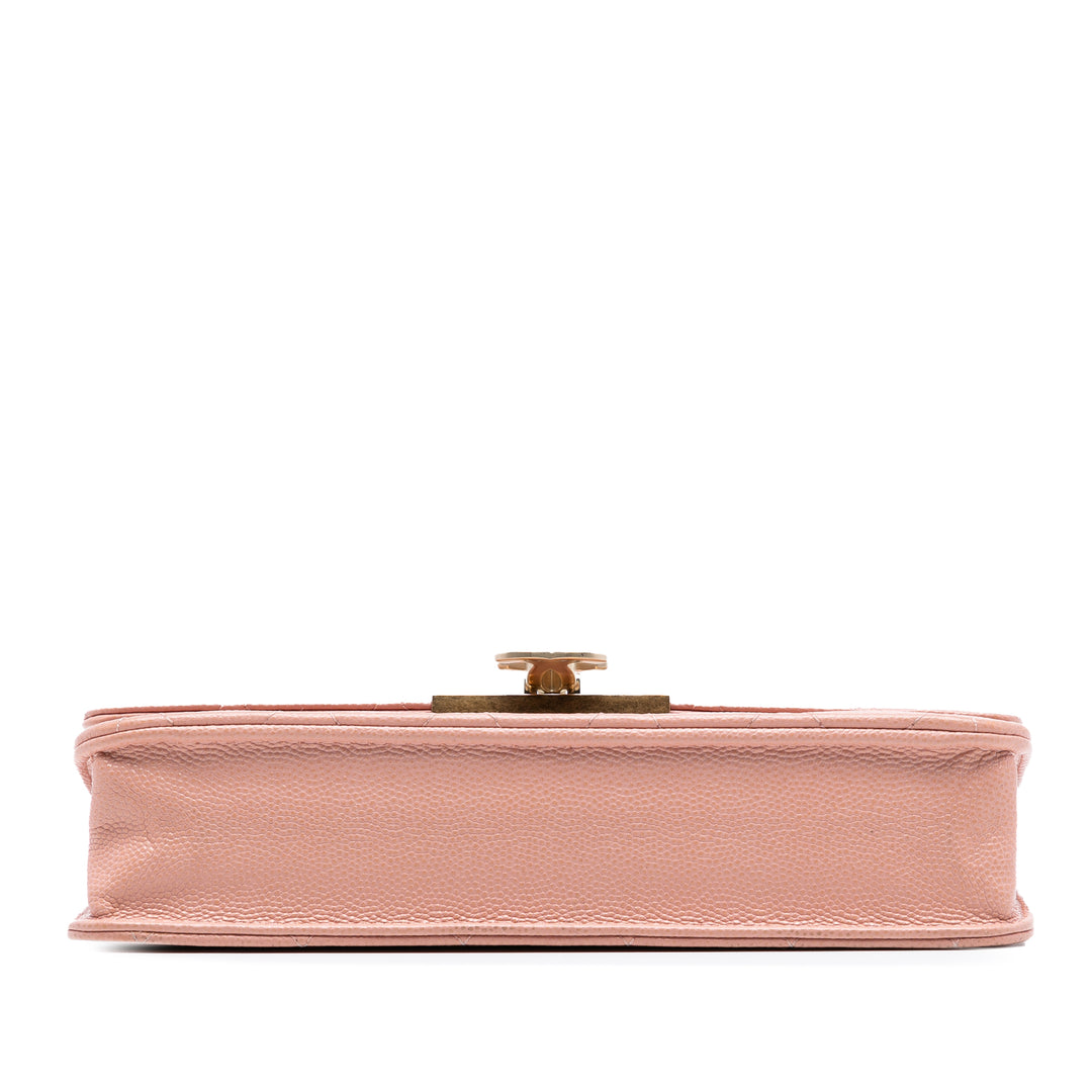 Chanel Matelassé Caviar Golden Class Wallet on Chain