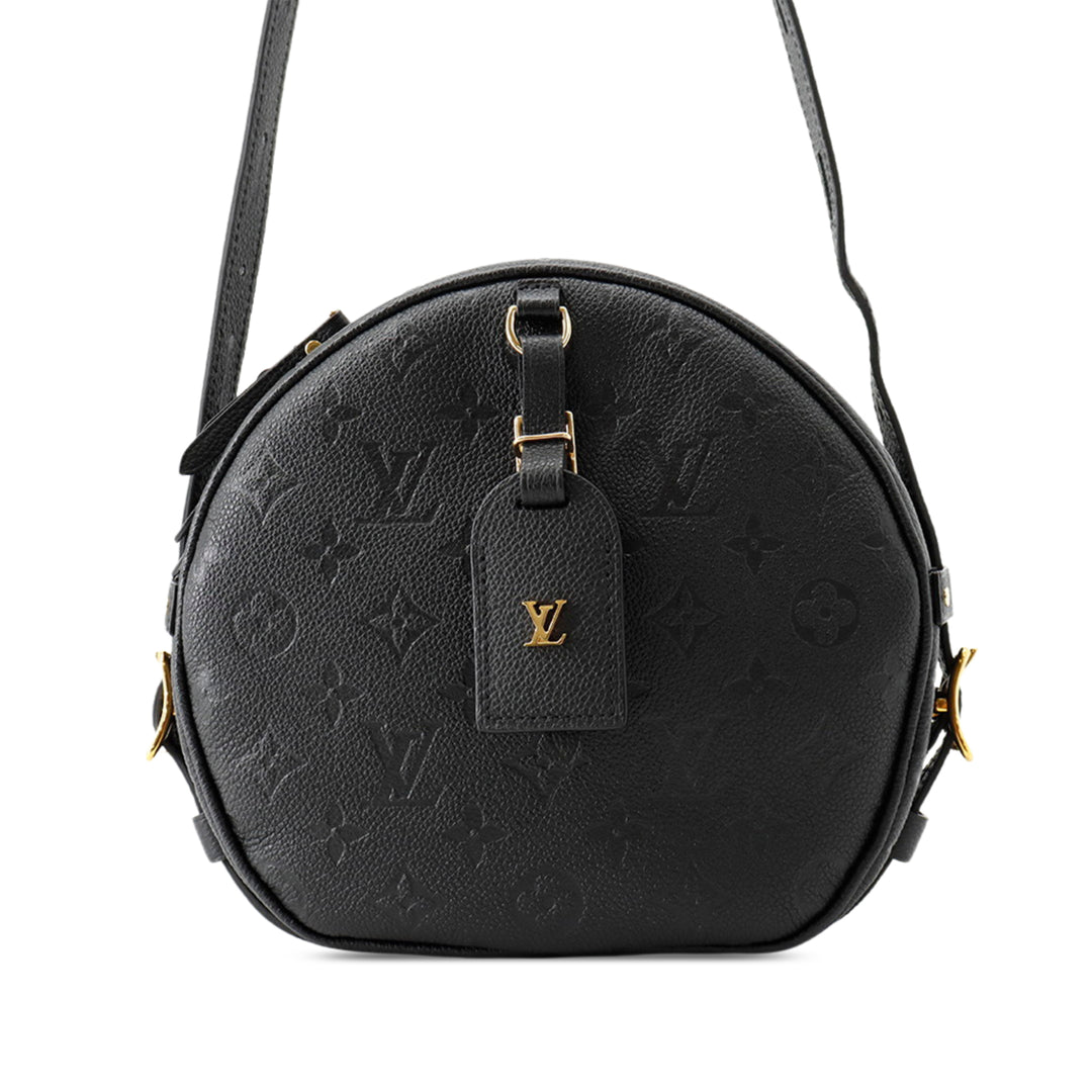 Boite Chapeaux Souple MM Monogram Empreinte Noir
